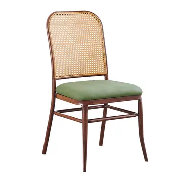 Ретро ротанговое кресло для дома с подлокотником, спинкой, кабинетом, балконом, креслом для отдыха