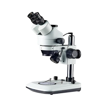 Заводская поставка 7-45-кратного тринокулярного стереоскопического микроскопа для ремонта электронных компонентов, оценки ювелирных изделий, идентификации антиквариата
