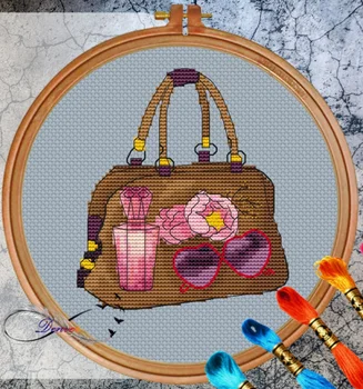 Женская сумка Наборы для вышивки крестиком Homfun Craft Украшения для росписи крестиком