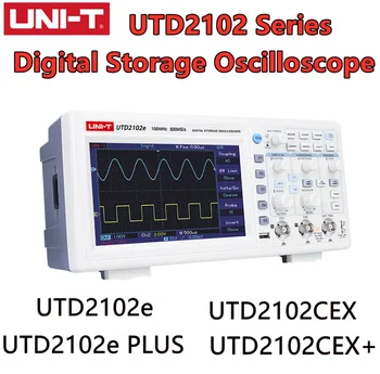 Цифровой запоминающий осциллограф UNI-T UTD2102e UTD2102CEX Plus Лабораторный электронный ремонтный тестер формы сигнала