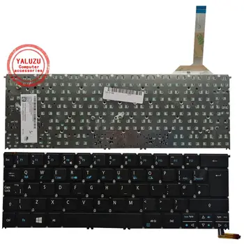 новая английская клавиатура для ноутбука ACER S3-392 S3-392G R13 R7-371 R7-371T serie UI layout черный ноутбук с подсветкой