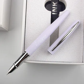 Высококачественная металлическая авторучка 5060 с очень тонкими наконечниками 0,38 мм Канцелярские принадлежности для студентов Чернильные ручки