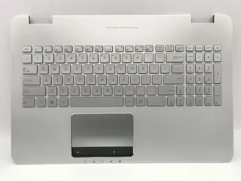 Новая американская клавиатура с подсветкой для Asus G551V/G551VW/G551ZU Topcase Верхний регистр серебристый упор для рук