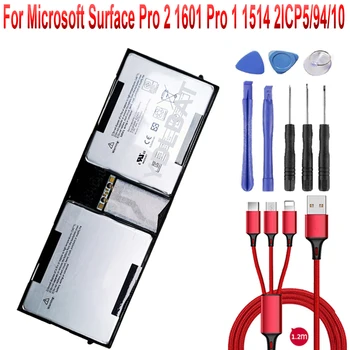 7XINbox 42Wh 7,4 V P21GU9 Аккумулятор для ноутбука Microsoft Surface Pro 2 1601 Pro 1 1514 2ICP5/94/10