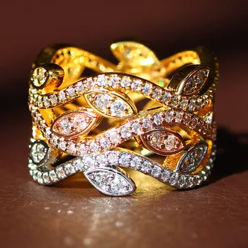 YaYI Fine Jewelry Fashion Princess Claw Set Огранки Белый Кубический цирконий Серебряного Цвета, Обручальные Кольца Для влюбленных на свадьбу.