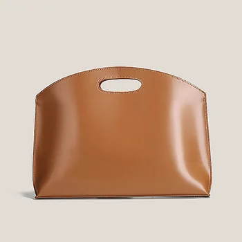 Женская сумка простого дизайна 2023 Новая сумка для компьютера Женская сумка-клатч большой емкости