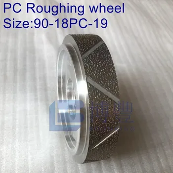 PC rough grinding 90-18PC/25PC-19 алмазные круги BRIOT auto lens edger, Алмазный шлифовальный круг для оптических линз,