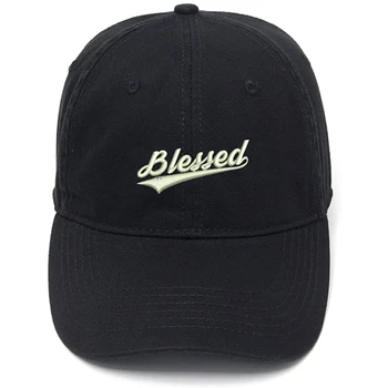 Мужская бейсболка Lyprerazy Blessed Embroidery Hat Повседневные бейсболки с хлопковой Вышивкой