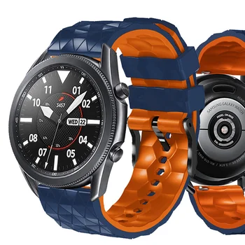 Силиконовый ремешок для Samsung Galaxy Watch 3 45 мм 22 мм Ремешок 46 мм/Gear S3 Сменный браслет Аксессуары для браслетов