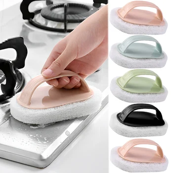 Губка для чистки Щетка для мытья посуды Настенный горшок Губка-ластик для кухни Домашний Офис Очиститель для ванной Инструменты для чистки Губка