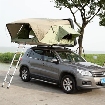 Изготовленная на заказ алюминиевая палатка для кемпинга на крыше автомобиля с твердым покрытием на крыше на крыше