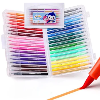 Разноцветные акварельные кисточки, ручки для школьных принадлежностей, канцелярские принадлежности, книги-раскраски, Манга, каллиграфия