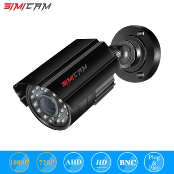 SIMICAM 2.0MP HD 1080p 1920TVL Безопасности AHD Камера Открытый Крытый 24ШТ светодиодов 120 футов ИК Ночного Видения Водонепроницаемое Видеонаблюдение CCTV