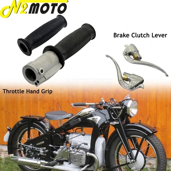 Мотоциклетный тормоз, рычаг сцепления, рукоятки дроссельной заслонки для Zündapp DB DS KS K750 KS750 R71, ручка для коляски, рычаг управления, рукоятка для руля