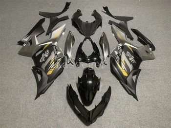 Новый Комплект Обтекателей Мотоцикла ABS Подходит Для Kawasaki Ninja400 2019 2020 2021 ZX4R Ninja Bodywork Shell Set На Заказ Черный Серый