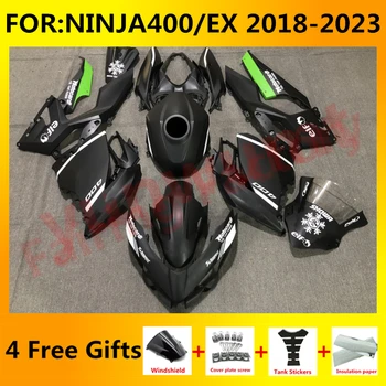 НОВЫЙ комплект обтекателей мотоцикла ABS подходит для Ninja400 EX400 EX Ninja 400 2018 2019 2020 2021 2022 2023 полный комплект обтекателей черный зеленый