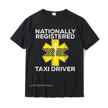 Забавная футболка EMS для EMTs, зарегистрированного в стране таксиста, обычная футболка, распространенные топы, рубашки из хлопка для мужчин-гиков
