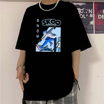 SK8 the infinity Одежда с аниме-графикой, футболка с мультяшным принтом, мужские женские японские повседневные топы в стиле харадзюку, манга, футболки унисекс