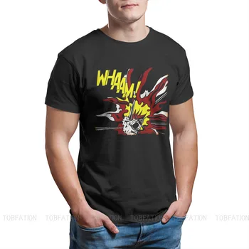 Мужская футболка Whaam Plane Explosion с Роем Лихтенштейном, одежда из комиксов в стиле поп-арт, новинка, футболка с удобным пушистым принтом