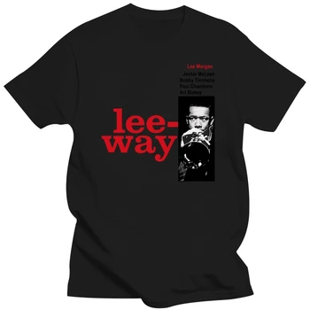 Джазовая футболка с графическим принтом Lee Morgan, Новая Черная Винтажная Футболка исполнителя джазовой музыки Ретро-группы