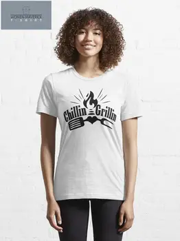 chillin and grillin 2023 новые модные футболки с принтом одежда для женщин