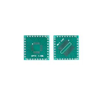 Плата адаптера LQFP32/SSOP32 SMD Для Погружения С Шагом 0,8 мм Тестовая плата IC с Шагом отверстия 2,54 мм 5шт
