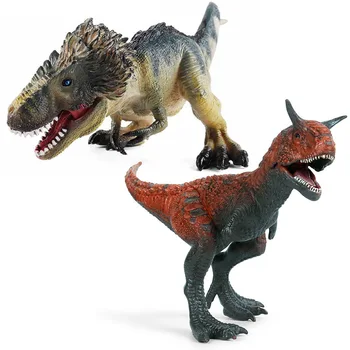 Имитация динозавра юрского периода, карнотавра, сидящего на корточках, Тираннозавра Рекса, Фигурки Тираннозавра, Фигурки декора, Обучающая игрушка