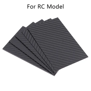 3k Саржевый однотонный лист из углеродного волокна, пластина из углеродного волокна, панель из углеродного волокна толщиной 0,5, 1, 1,5, 2, 3 для радиоуправляемой модели