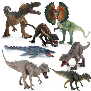 Модели динозавров, игрушки, фигурки юрского периода, Игрушечные фигурки животных, Трицератопс, Тираннозавр, игрушки для мальчиков, подарки для детей