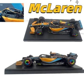 Bburago 1:43 2022 Модель автомобиля Формулы-1 McLaren MCL36 #3 Даниэль Риккардо # 4 Ландо Норрис Сплав Роскошного автомобиля, Отлитая под давлением Модель Автомобиля Игрушка