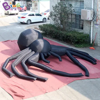 Потолочный подвесной 5-метровый надувной паук для украшения / Гигантский черный паук воздушные шары игрушки