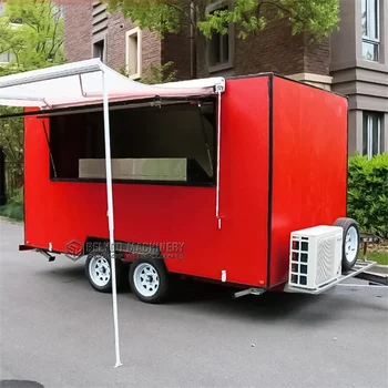 Австралийский Стандартный Кухонный Прицеп Waffle House Фургон для мороженого, Тележка для общественного питания, Тележка Для пиццы, Тележка для еды