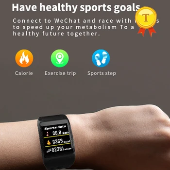 Подарок от нового продукта, женский мужской смарт-браслет с красочным экраном, здоровые Спортивные наручные часы, шагомер, артериальное давление для iPhone, браслет на запястье