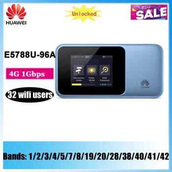 Оригинальный Разблокированный Huawei E5788 E5788U-96A Cat16 Гигабитный Карманный Мобильный Wi-Fi маршрутизатор 4G LTE