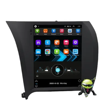 Автомобильный DVD-плеер Android в стиле 9,7 ‘2.5D Tesla, GPS-навигация для Kia k3, радио, стереозвук, авто