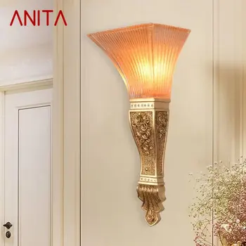 Настенный светильник ANITA Modern Interior LED Creative Glass Roman Column Sconce для домашнего декора гостиной спальни