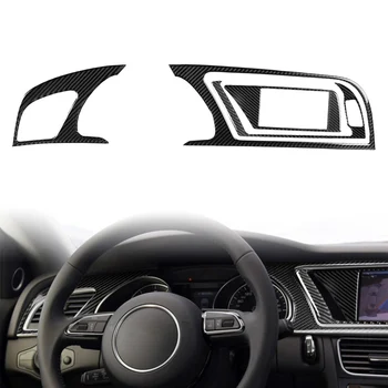 4шт Приборная панель салона автомобиля, кластерный измеритель, декоративная отделка приборной панели для Audi A5 RS5 S5 Только LHD