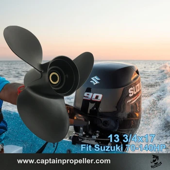 Подвесной Пропеллер Captain 13 3/4x17 Подходит Для Подвесного лодочного двигателя Suzuki DF70A DF80A DF90 DF100 DF115 DF140 15-Зубчатый Шлицевой Алюминий