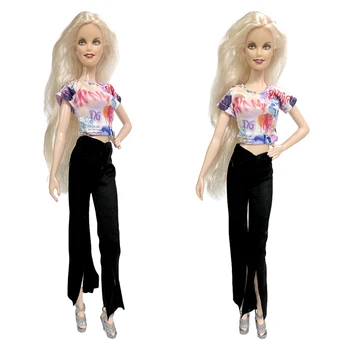 NK 1 комплект новой одежды для куклы Барби, модная женская одежда, платье принцессы, подходящее для куклы 11,8 дюймов, повседневная одежда, аксессуары