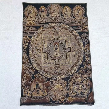 Религиозная Танка, Карта Танчэна, картина с вышивкой Танка, изысканная картина для украшения дома, благоприятный