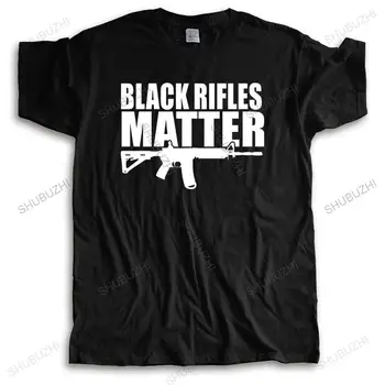 Black Rifles Matter Черная Футболка Ar-15 Ak47 2Nd Amendment Pro Gun Guns Футболка Мужские Новые Футболки С принтом Крутая футболка