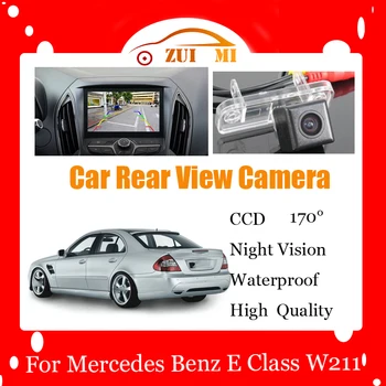 Камера заднего вида заднего вида автомобиля для Mercedes Benz E Class W211 2002 ~ 2008 Водонепроницаемая CCD Full HD Резервная парковочная камера ночного видения