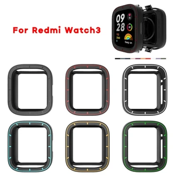 Совместим с защитным чехлом для умных часов Redmi Watch3, легкий прочный силиконовый корпус, защита-ударопрочный чехол