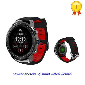 популярные красочные смарт-часы с сенсорным большим круглым экраном, женские Wifi GPS, 1 ГБ + 16 ГБ 3G, Android 5.1, Bluetooth smartwatch для ios Android