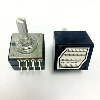 резисторный ступенчатый потенциометр двойного объема RH2702-50KA с индексом 50KA RH2702-100KA RH2702-250KA RH2702 2702 50KA 100KA 250KA