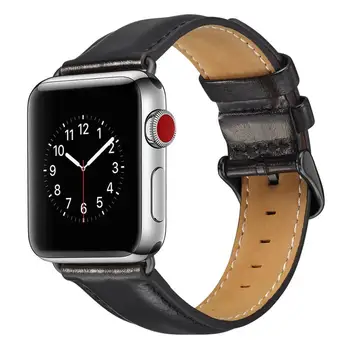 Ремешок из натуральной кожи для Apple watch band 4/5/6/7/8 45 мм для Apple Watch 42 мм 40 мм сменный браслет для iwatch Ultra49mm