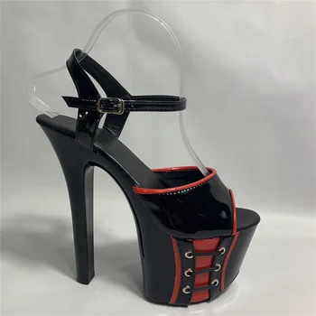 Женские босоножки 2023 Летние Хентийские туфли на высоком каблуке, водонепроницаемые Женские босоножки на платформе, тонкий каблук, ультравысокий каблук